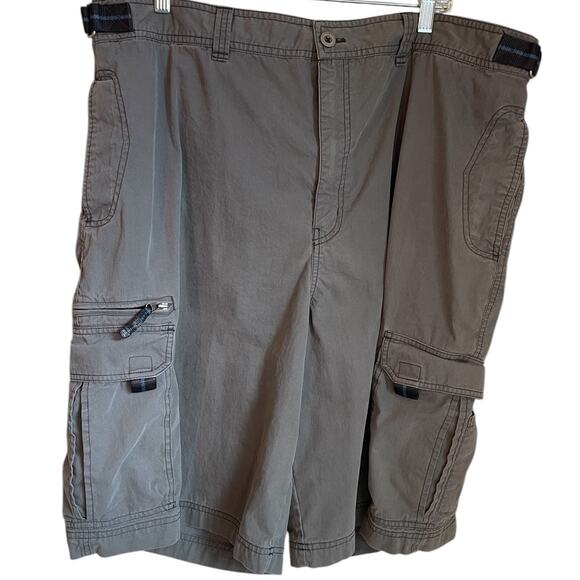 Vintage Y2k 2003 Men's 10.5"‎ Gray Cargo Shorts Old Navy Size 42 Skater Grunge - Picture 1 of 9